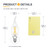 TOKCON 12V E12 LED Candelabra Light Bulbs - Soft Warm 2700K 2W (Only for 12 Volt DC/AC)- Small Candle Base - 25W Equivalent Low Voltage Flame Tip LED Bulb for RV, Backyard Shed - 4 Pack