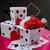 Eylola 12 Pcs White Dice Favor Boxes 6 x 6 x 6 Inch dice Boxes Bulk for centerpieces Casino Party Decorations Game Night Decorations Casino Themed Party Goodie Boxes Gift Box