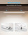 ASOKO 16Inch Under Cabinet LED Workbench Light Plug in Dimmable 6000K