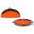 BBpara Toy Storage Basket Play Mat For Building Bricks & Blocks, Orange
