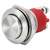IP68 Waterproof, 19mm Momentary Push Button Switch, 316 Stainless Steel, High Top 5 Amp 12V/24V/48V 120V 250VAC 1NO SPST Used on Car, Ship or Sea