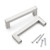 Probrico Cabinet Handles Stainless Steel Kitchen Drawer Pulls Square Bar Cabinet Hardware for Kitchen Bathroom Cupboard Dresser Brushed Nickel 30 Pack 4 Inch (102mm) Hole Center