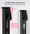 FARERY Mini Curling Iron 1 Inch for Travel, with 3 Adjustable Temp, Black