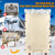 Angooni 18" W x 34" H Beige Backflow Preventer Cover, 3-Way Opening