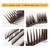 OFFO Bird Spikes Pigeon Outdoor Spikes for Cat Keep Birds Raccoon Woodpecker Away Covers 4 Feet(1.2m), Brown