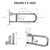 Toilet Grab Bar 24 Inch,YuanDe Flip Up Grab Bar with Paper Holder