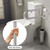 Toilet Grab Bar 24 Inch,YuanDe Flip Up Grab Bar with Paper Holder