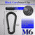 SEUNGCH 100PCS Spring Snap Hook Carabiner Clip(2.36IN, Black)