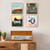 eletecpro Vinyl Record Frame, 12.5 x 12.5 in, Wood Beige, 4 Pack