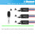 Meskliu 3 Way Mini Remote Control Switch - AC 110V/120V/220V/240V/10A Relay ON/Off With 328FT Long Range for Motor, Lamps, LED Lights, Fans (2 Remote Controls, 3 Receivers)