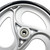 Yuqim 2 Pcs Silver 8" Replacement Wheels for Drive Rollator Walker Wheelchair