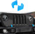 SQQP Bumper Tow Hook Covers 2Pcs Fit for 2007-2018 Jeep Wrangler JK JKU/for 2018-2026 JL JLU & Jeep Gladiator JT Exterior Accessories(Light Blue)