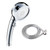 High Pressure 6 Setting Shower Head Extra 60" Long Hose Hand-Held with ON/OFF Switch and Spa Spray Mode - Hand Held Shower Head with Handheld Spray - Chrome (Shower Head+60' Hose)
