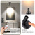 VIGMOJ Wireless LED Spotlight, Rechargeable Floor Uplighting Indoor, Battery Operated Picture Light with Remote Timer and Dimmable Accent Spot Lights Stick on Wall Light for Plants Pictures Artwork