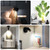 VIGMOJ Wireless LED Spotlight, Rechargeable Floor Uplighting Indoor, Battery Operated Picture Light with Remote Timer and Dimmable Accent Spot Lights Stick on Wall Light for Plants Pictures Artwork