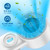 Miady 2-Pack Portable Handheld Turbo Fan 1-100 Speed Personal Fan