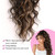 XIXISNOW 26 Inch Ponytail Extension Wavy Claw Clip on Pony Tails for Women