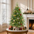 Alupssuc 3ft Prelit Artificial Mini Christmas Tree for Tabletop Desk Decor