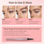 Micro-Fork Eyebrow Pencil for Sparse & Thin Brows, 4-Tip Eyebrow Pen for Natural Hair-Like Strokes, Smudge-Proof Makeup Tool for Defined Brows (02# Brown)