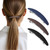Large Hair Barrettes for Women 3.5 Inch French Hair Clips No Slip Matte Barrettes for Thick Thin Hair 3 Pack