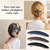 Large Hair Barrettes for Women 3.5 Inch French Hair Clips No Slip Matte Barrettes for Thick Thin Hair 3 Pack