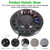 16 Bay AA AAA Battery Charger (Updated, High Speed Charging) with Smart LED Light and Plug, for NIMH NICD Rechargeable Batteries and More
