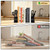 Kitchen Bookends for Shelves, Heavy Duty Metal Decorative Cookbook Holder