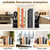 Kitchen Bookends for Shelves, Heavy Duty Metal Decorative Cookbook Holder