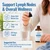 Patilors Liposomal Lymphatic Drainage Drops, Advanced Herbal Lymphatic Drainage Supplements with Cleavers, Red Clover, Echinacea, Dandelion, Burdock Root, Elderberry & Calendula, 2 fl oz