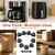 Appliance Slider, 8 Pack Self Adhesive Mini Caster Wheels for Countertop, 360° Swivel Scratch-Resistant Appliance Slider, Universal Appliance Casters for Kitchen Coffee Maker Slider (8PCS Set)