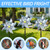 12 Pack Reflective Pinwheels for Yard and Garden Scare Birds Away