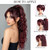 XIXISNOW 30 Inch Curly Ponytail Extension Drawstring Claw Clip in Synthetic