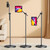 DIMONCOAT [Height-Adjustable & 360° Rotation Tablet Floor Stand Stable Base