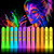 12 Pack UV Neon Face & Body Paint Sticks, Vibrant Black Light Reactive Colors for Halloween, Rave Parties, Festivals, Cosplay Makeup & Body Art, Easy Apply Washable Formula(12color stick)