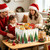 Clastyle Christmas Tree Baby Gift Toy Box Snowflake Kid Storage Basket