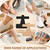 40pcs Pre-Cut Bunion Corrector Kinesiology Tape, Self-Adhesive Big Toe Support Strips, Elastic, Breathable & Hypoallergenic Latex-Free, Hallux Valgus Corrector Toe Strips for Men & Women (Skin Color)