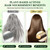 LASRWUP Brown Hair Dye Shampoo for 100% Gray Hair Coverage