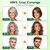 LASRWUP Brown Hair Dye Shampoo for 100% Gray Hair Coverage