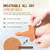 40 PCS Pre-Cut Bunion Corrector Kinesiology Tape– Elastic, Breathable & Hypoallergenic Latex-Free Toe Support Strips, Self-Adhesive Hallux Valgus Corrector for Men & Women (Skin Color, 40 PCS)