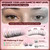 Natural Lash Clusters Short 8-12mm Wispy Eyelash Clusters Natural Clusters Eyelash Extensions C Curl Individual Lashes with Invisible Clear Band DIY at Home by zenotti