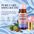 CWYRLTKA Organic Castor Oil Rose Quartz Roller Ball
