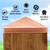 Blulu 2 Pcs 6 x 6 Inch Solid Copper Post Caps, Pyramid for Wood Metal