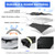 Outdoor Faucet Covers for Winter Freeze Protection, Hose Bib Covers for Winter, Water Spigot Cover Winter Insulated, 4 Pack 5.9" x 8.3" Pipe Wrap Insulation Cover Socks Outside Faucet Freeze Protector