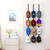 HapiRm Over Door Hat Rack - 3 Packs Hat Organizer with 12 Hooks Design, Hanging Baseball Cap Organizer Storage Holds Up to 60 Caps for Door, Bedroom, Closet (Black)