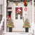 2 Pcs 3ft Prelit Artificial Christmas Tree with Lights, Snow Flocked Xmas Tree with LED Pre-lit, Small 3 ft Potted Christmas Tree with 78 Warm White Lights & Vintage Pot Base, Xmas Decoration Set of 2