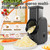 Electric Cheese Grater Rotary Slicer-One-Touch Control Vegetable Slicer, Nuts Grinder Cheese Shredder for Home Kitchen Use, 6 Replaceable Stainless Steel Blades(Black)