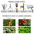 Orchbloom 3Head 75W Standing Grow Lights for Indoor Tall Plants, Monstera