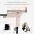 TOME HD303 Foldable Hair Dryer, 1200W Dual Voltage, Diffuser & Nozzle