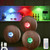 UNUSROOM Rechargeable RGB Puck Lights with Remote Control, Wireless Under Cabinet Lighting,13 Color Changing Lights with Dimmer, Timer,2000mAh Battery Operated Tap Lights for Kitchen