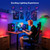 UNUSROOM Rechargeable RGB Puck Lights with Remote Control, Wireless Under Cabinet Lighting,13 Color Changing Lights with Dimmer, Timer,2000mAh Battery Operated Tap Lights for Kitchen